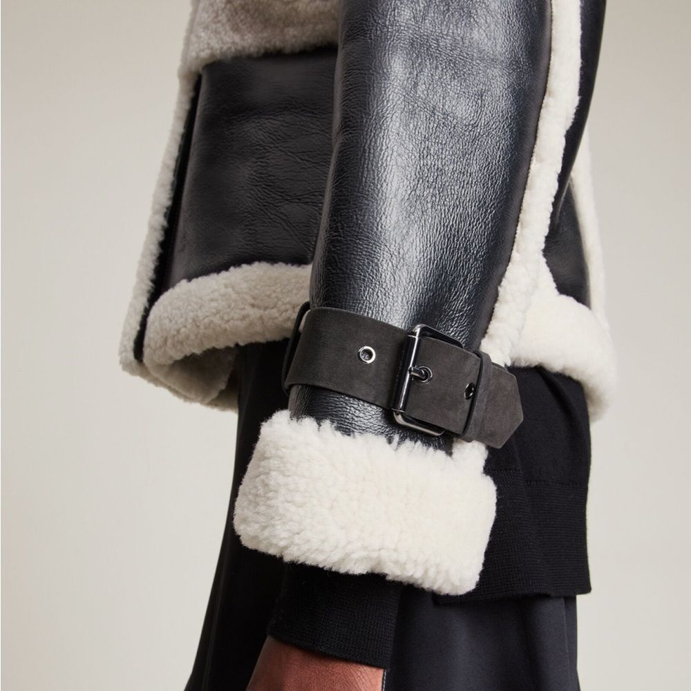 Allsaints shearling jacket - Picture 10 of 10